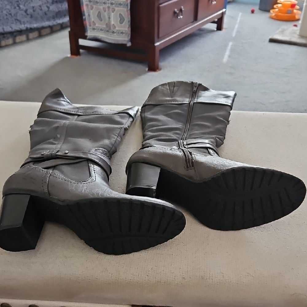 Gray Women's Boots